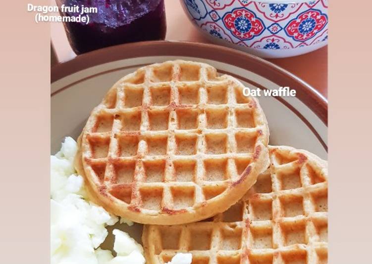 Langkah Mudah untuk Menyiapkan 9. Oat Waffle Buttermilk Untuk Diet 🥧🥰💃 yang Bisa Manjain Lidah