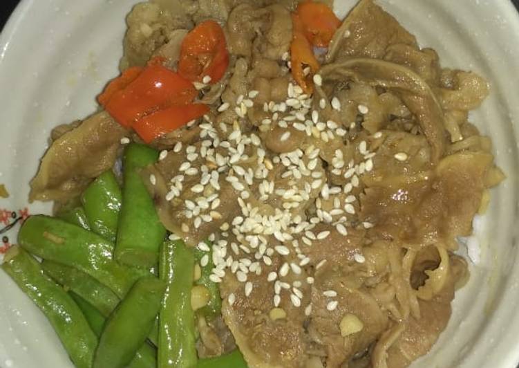 Rice Bowl ala Yoshinoya