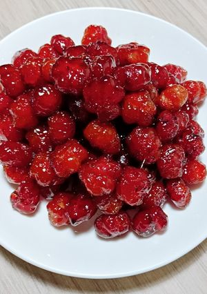 Hình của món Mứt chùm ruột (Chùm ruột ngào đường).