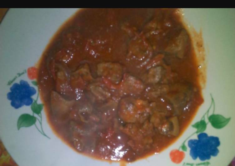 Tasty matumbo stew
