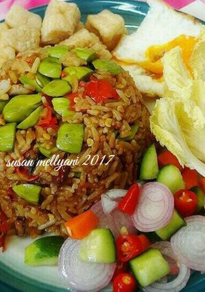 Foto resep Nasi goreng pete