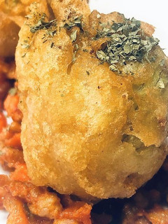 Una foto de Alcachofas en tempura