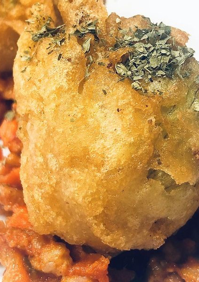 Una foto de Alcachofas en tempura
