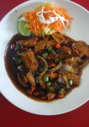 Foto resep Ayam lada hitam