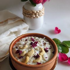 A picture of Instant Rice Coconut Kheer.
