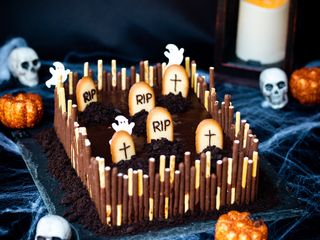 Gâteau Cimetière Halloween
