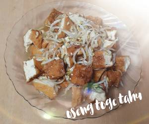 Resep mudah Oseng toge tahu Yummy Mantul