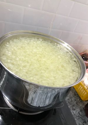 Hình của món Nha đam đường phèn nhà làm.
