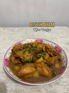 Foto resep Bistik Ayam Khas Banjar