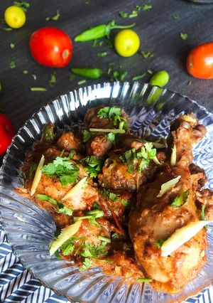 A picture of Chicken Karahi.