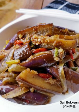 Foto resep Gaji Bokkeum🍆 (Tumis Terong ala korea) #GBA5