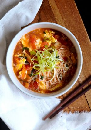 Foto resep Misoa Telur Tomat