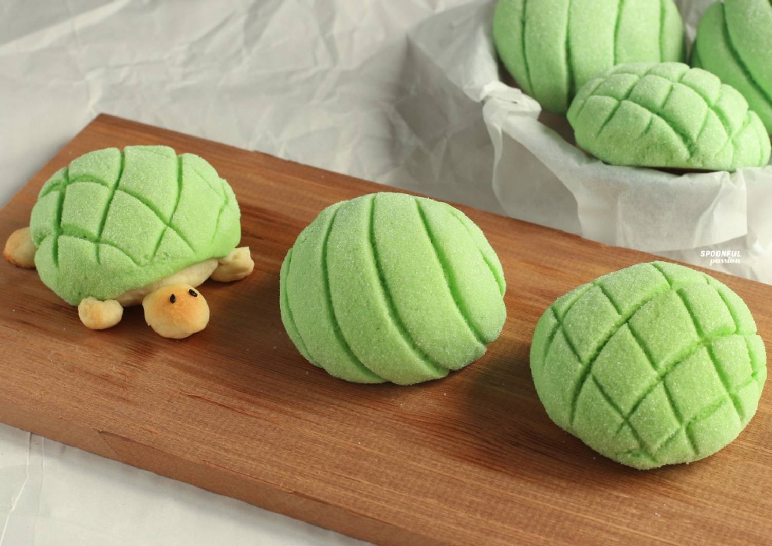Melon Pan [MelonShaped Bun] Recipe by Spoonful Passion Cookpad