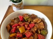 Gambar ayam saus black pepper