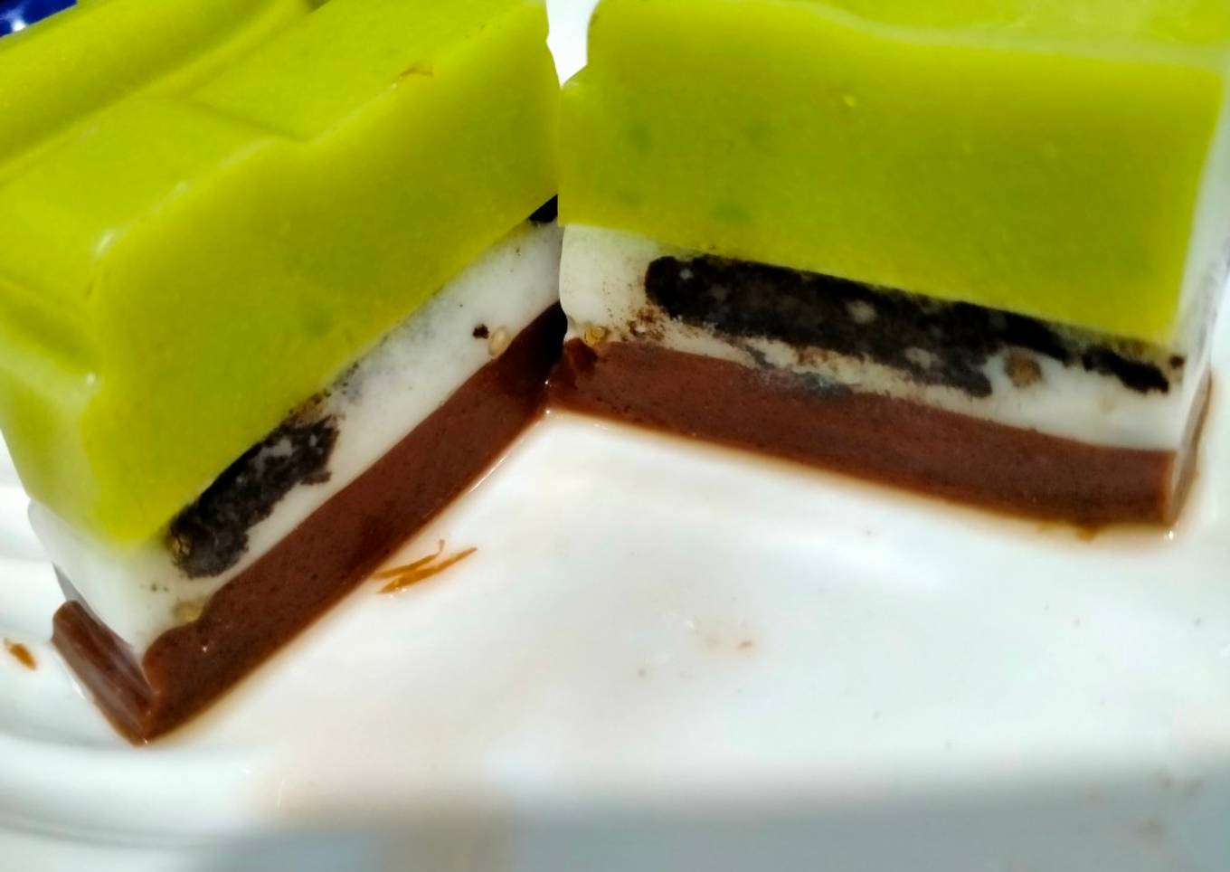 Puding alpuket oreo coklat