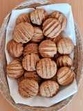 Galletitas integrales con mantequilla de maní 🥜 Sin balanza, rápidas y fáciles 🍪