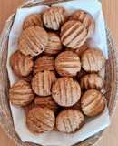 Galletitas integrales con mantequilla de maní 🥜 Sin balanza, rápidas y fáciles 🍪