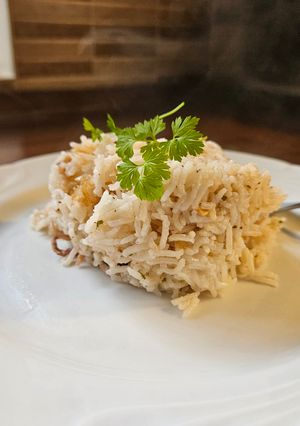 Tenger gyümölcsei rizottó 🍤🍚 recept fotója