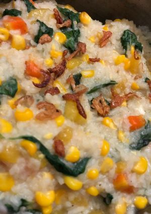 Foto resep Bubur Manado #dapurwiwin 👩🏻🍳