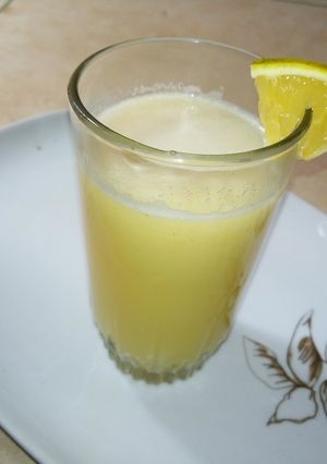 A picture of Orange drink.