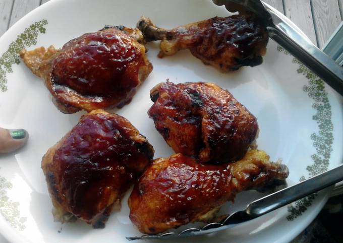How to Prepare Homemade Juicy Azz BBQ Chicken.. Oh yea..