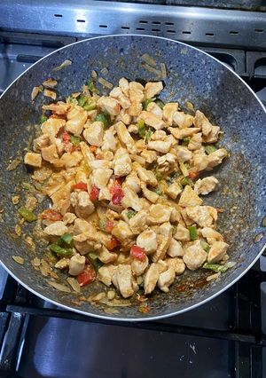 Una foto de Tacos de pollo🌮🌮