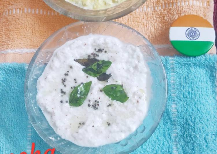 Tricolor Coconut Chutney