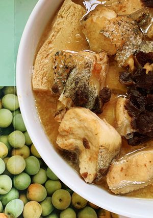 龍膽石斑の漬梅醬燒 的食譜成品照片