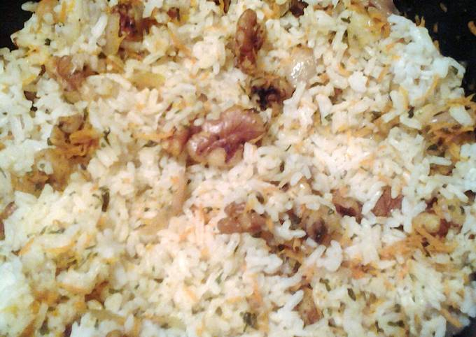 How to Make Ultimate walnut and herb rice