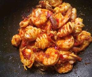 Resep Populer Cumi dan udang bakar Enak dan Sehat