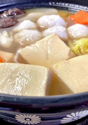 A picture of Delicious Single-Serving Salt Chanko Hot Pot.