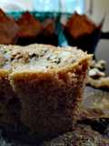 Muffins de nata, café y nueces