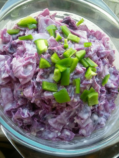عکسی از دستور سالاد کلم قرمز