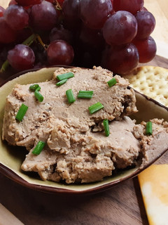 A picture of Dad's Chicken Liver Pâté.