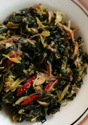 Foto resep Tumis Bunga dan Daun Pepaya