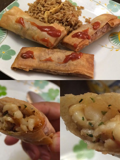 Una foto de Rollitos de Langostinos y Puerco