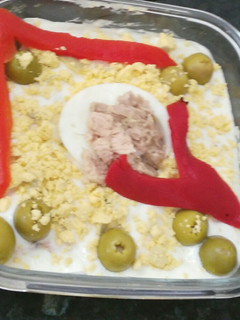 Una foto de Ensaladilla rusa sin mayonesa