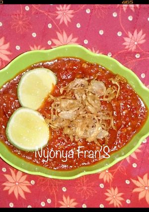Foto resep Sambal terasi badai by Nyonya Fran's