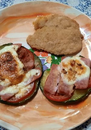 Una foto de Rodajas de zapallitos a la pizza (apto celiacos)
