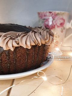 عکسی از دستور کیک قهوه _ شکلات