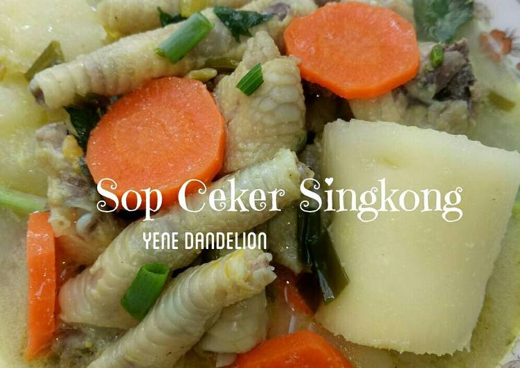 Sop Ceker Singkong #Dandelion