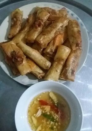 Hình của món Ram tôm thịt.
