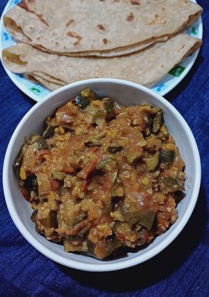 A picture of Spong gourd vegetable.