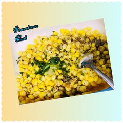 A picture of American sweet corn chat.