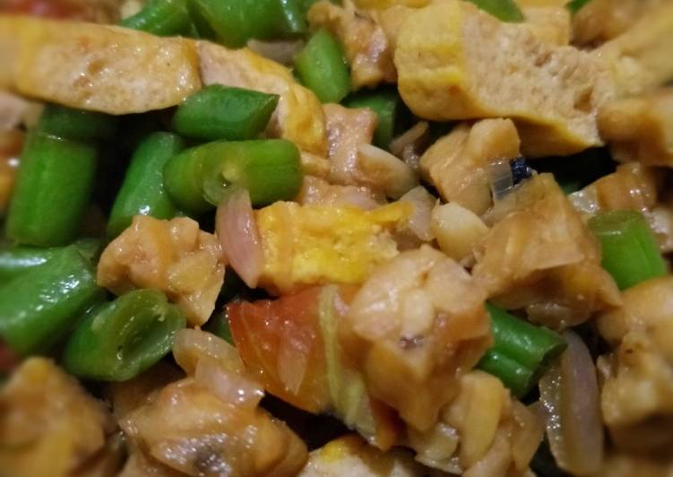 Resep: Untuk Mencoba Di RumahTumis Tahu Tempe Buncis