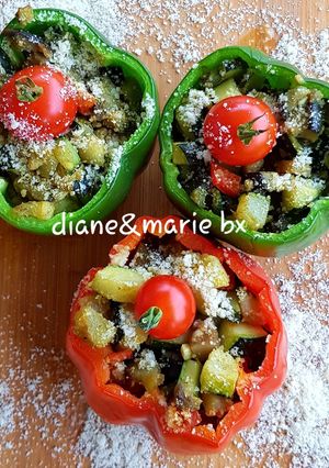 Une photo de Poivrons farcis