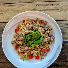 A picture of Sunday Spicy Noodles.