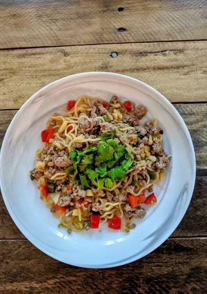 A picture of Sunday Spicy Noodles.