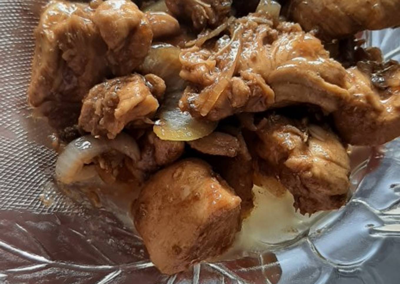 Ayam goreng saus mentega