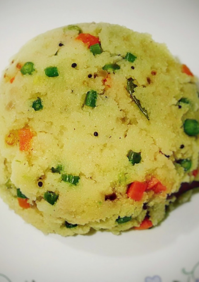 A picture of Rava Upma.